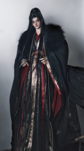 【云霄】BJD三分,四分,叔体古装古风娃衣大全套大袖衫权臣红黑