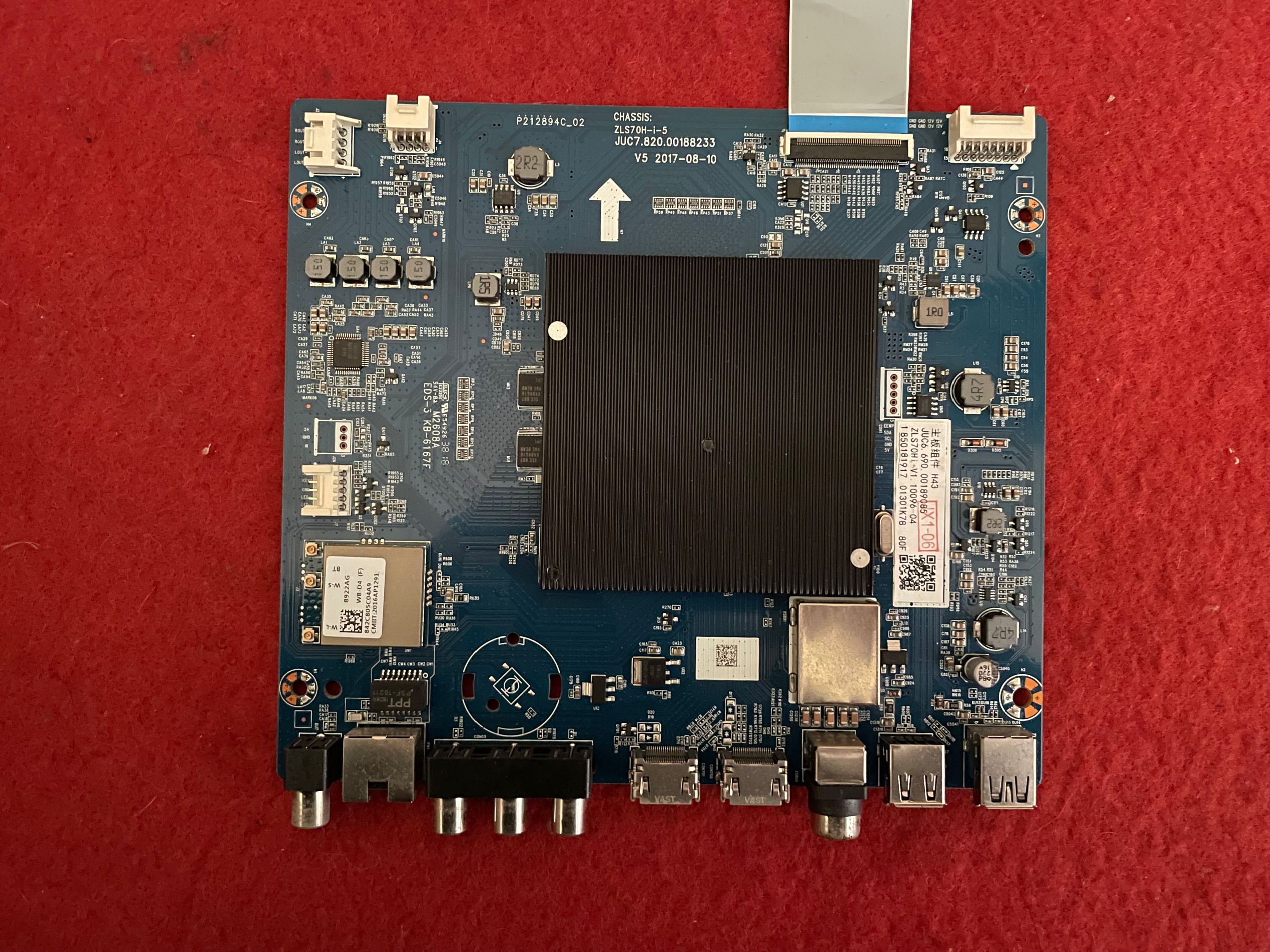 原装长虹55Q5K主板JUC7.820.00188233 配屏C550U17-E1-L