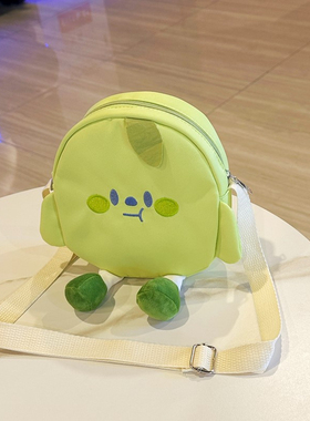 儿童外出小斜挎包女孩时尚洋气可爱卡通包包男女童轻便出游小背包