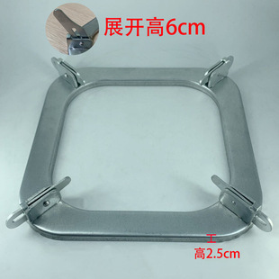 专业方形防滑炉架锅支架加厚加高四爪配件支锅架液化气煤气灶具