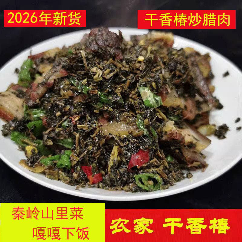 干香椿陕西安康特产石泉干春芽子擦擦野生采摘农家自晒下饭菜包邮