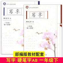 部编人教版语文课本配套写字1/一年级第二学期下册写字硬笔字AB