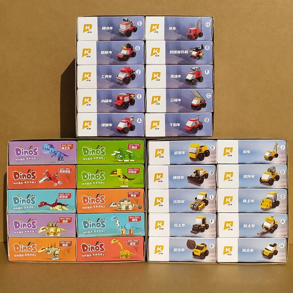 启悟积木77709恐龙军团玩具枪昆