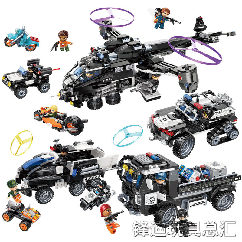 启蒙系列11011特警剑齿虎特警车