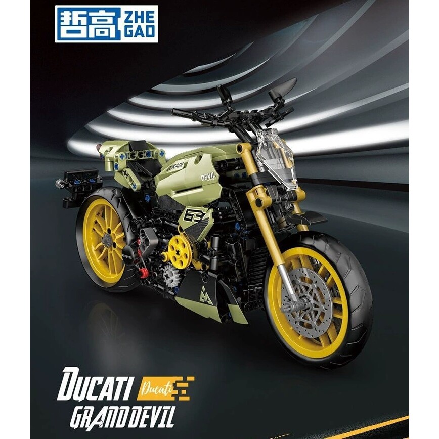 哲高QJ5184杜咔迪大魔鬼哈特摩托