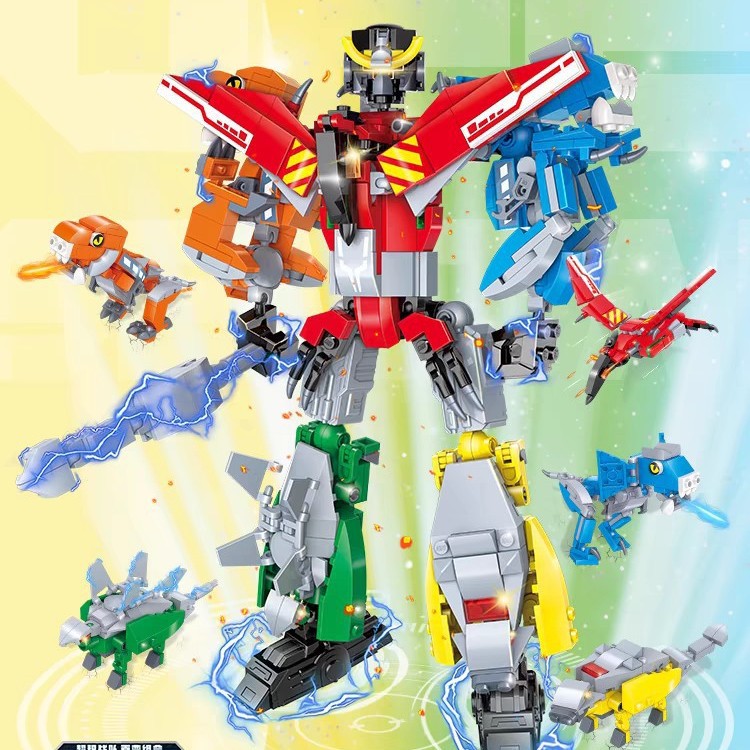 古迪40204积木恐龙战将套装5合1