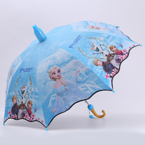 儿童雨伞男女自动魔仙公主伞卡通