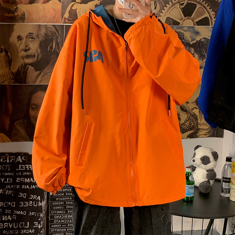 2021 spring new Hong Kong style large casual coat double jacket