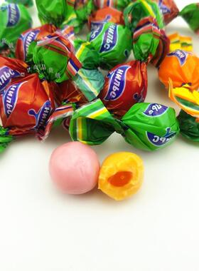 俄罗斯KDV牌尼丽斯多果味夹心软糖喜糖250克