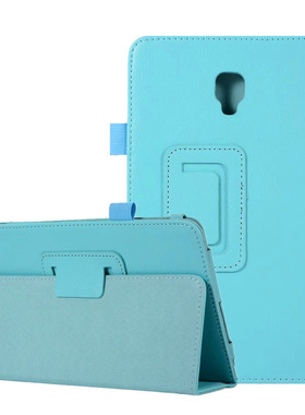 适用三星tab A 8.0 2017 T380皮套T385平板荔枝纹两折支架保护套