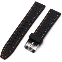 Watch accessories: pin buckle silicone watch strap 20mm, 22mm, 24mm outdoor sports waterproof and sweat-proof rubber watch strap thumbnail 2