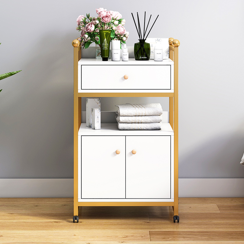网红潮店美发店工具车台镜台剪发小推车理发店工作柜子发廊专用