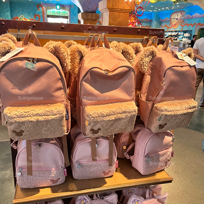 日本 Disney迪士尼 达菲家族 耳朵双肩包 达菲 雪莉玫 托尼