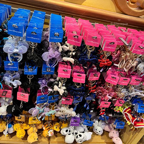 日本 Disney迪士尼米奇拉环发箍钥匙扣阿拉丁小美人鱼发箍挂件