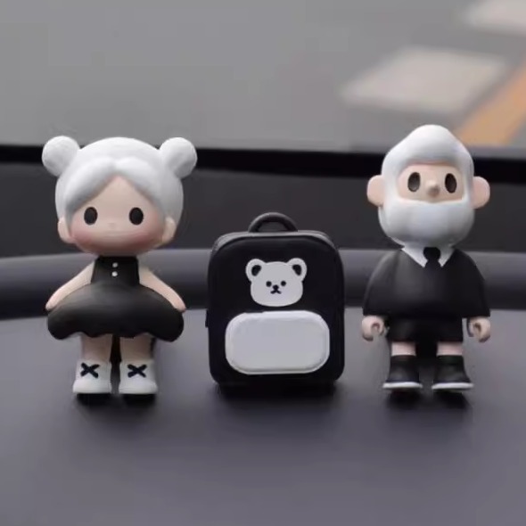 车载香薰BOB男友车内饰品装饰汽车用品空调出风口香水扩香石摆件