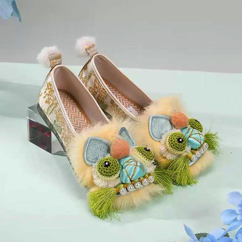 平底非遗纯手工布鞋女国潮风搭配