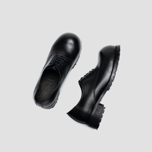 2026新款 cleanfit男鞋 小众设计感通勤鞋 德比鞋 简约全真皮大头皮鞋