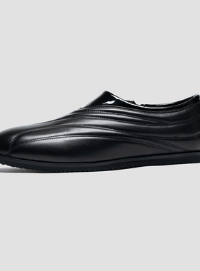 CGDL 里外全小牛皮赛车流线鞋男士轻量化双线休闲皮鞋德训鞋2026