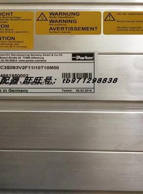 配件进口正品派克C3S伺服驱动器C3S063V2F11I10T10M00议价