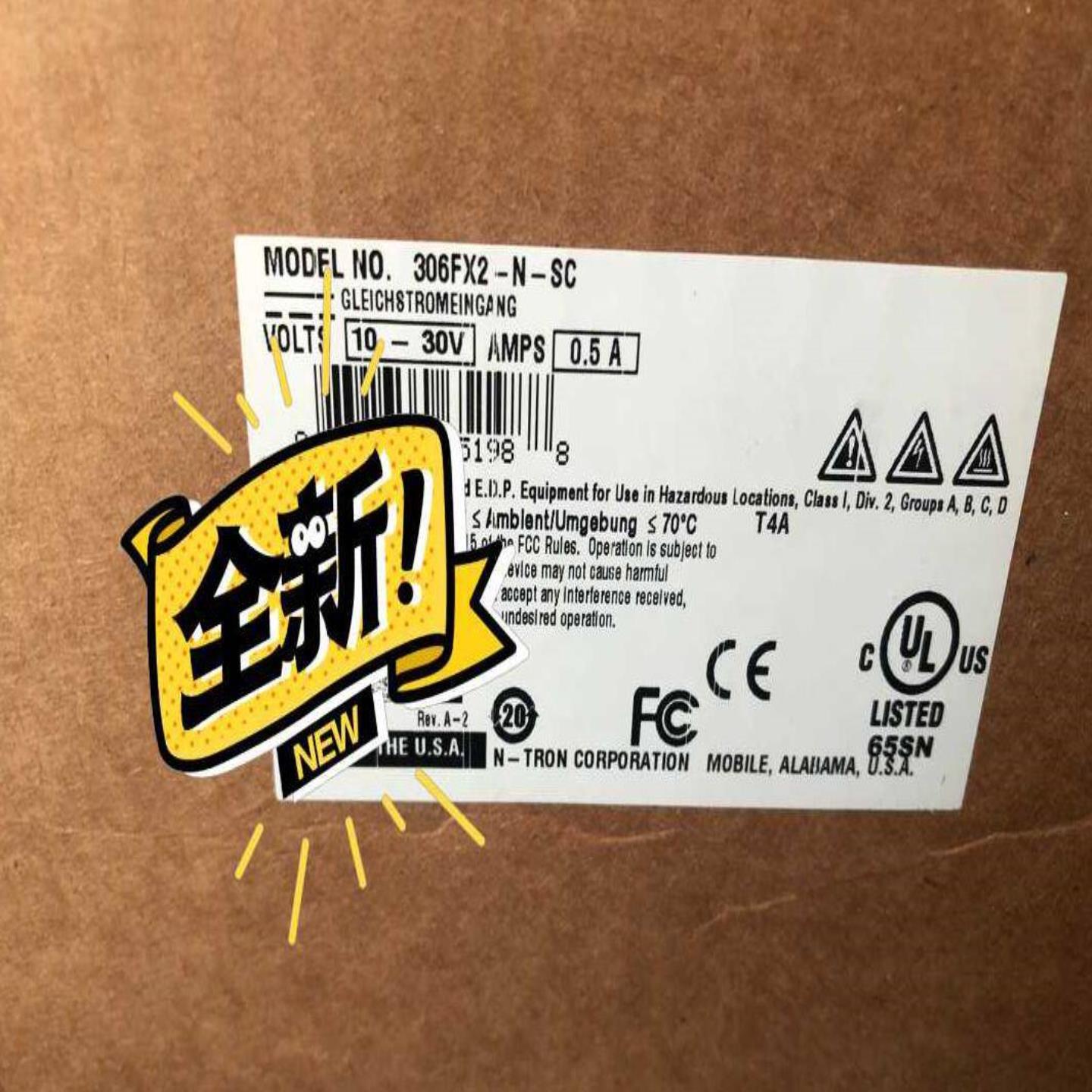 配件原装美国进口N-TRON以太网管理型交换机306FX2-N-SC现货议价