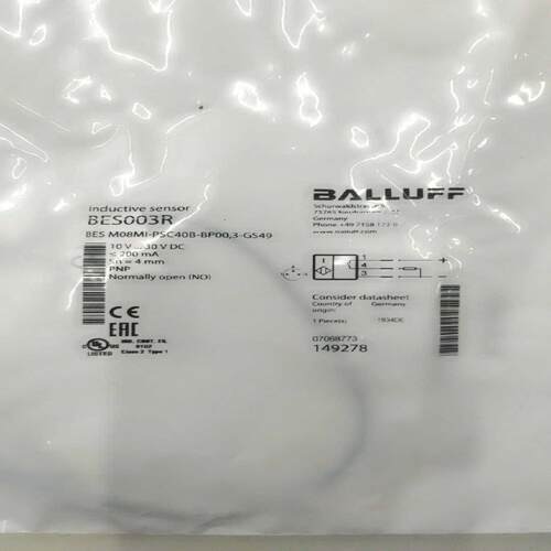 配件全新BALLUFF BES003R BES M08MI-PSC40B-BP003-GS49议价