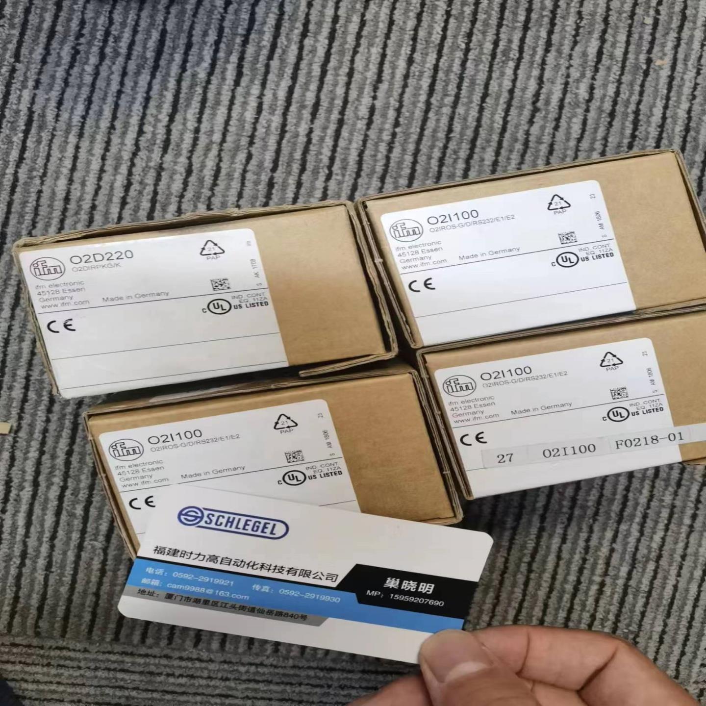 配件IFM O21100 O2D220  LR2750 LR9020   O21100传感器议价