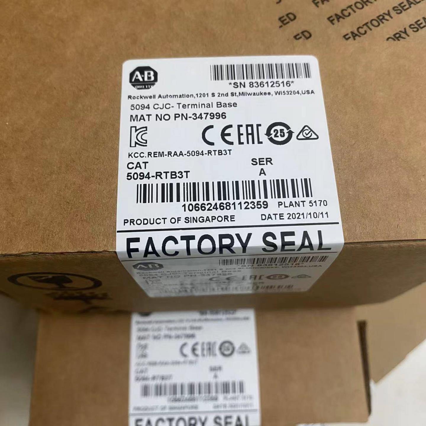 配件5094-RTB3T Rockwell AB IO可拆卸端子块底座AB  50议价