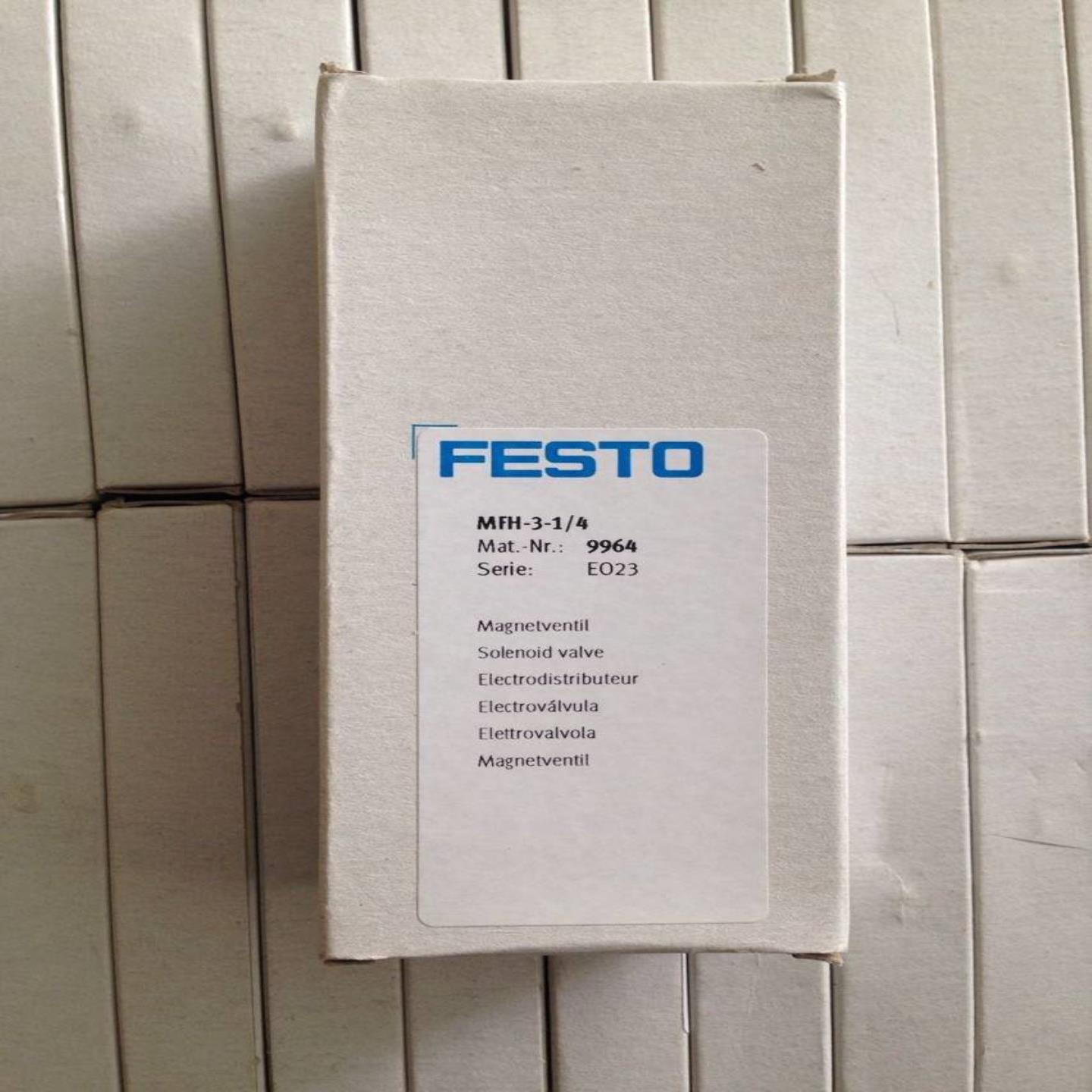 配件费斯托FESTO电磁阀 MFH-3-14 9964原装正品议价