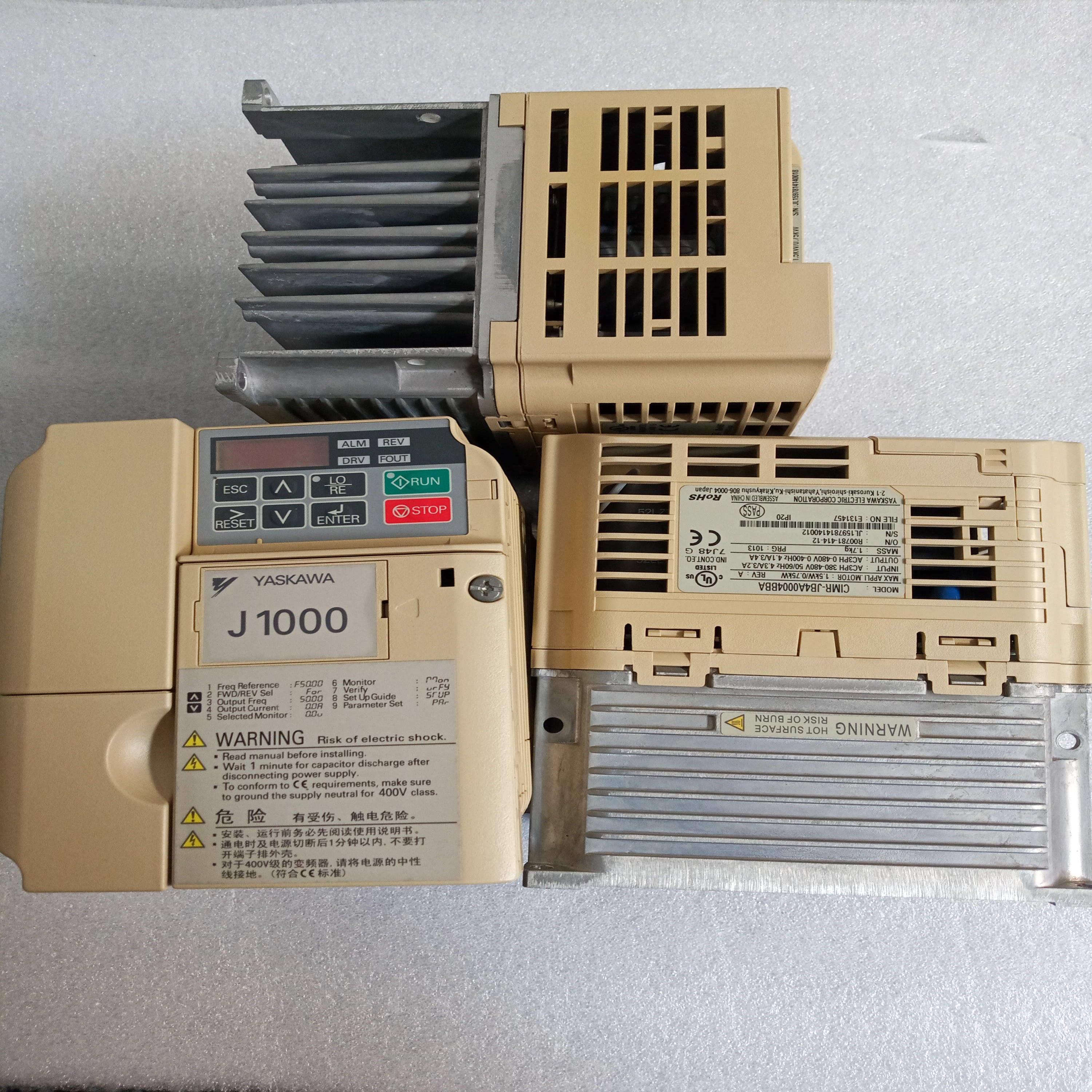 配件安川CIMR-JB4A0005BAA4BBA变频器0751522KW现货议价