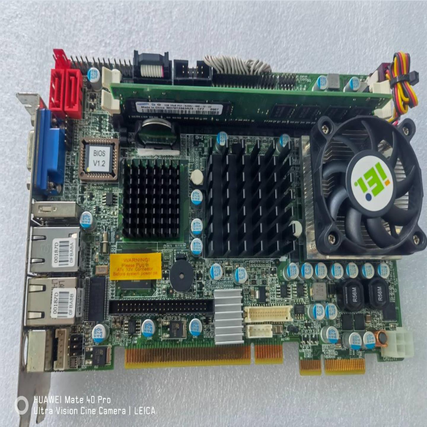 配件IEI威达工控机主板PICOe-9452-R21带风扇内存包好包邮议价