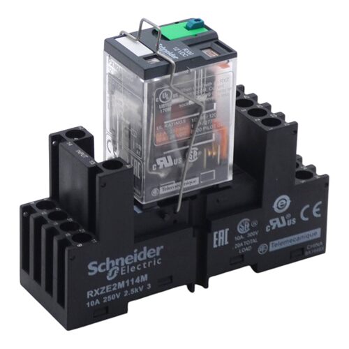 Schneider Electric RXM2AB2JD Miniaturrelais + RXZE2M114M Soc