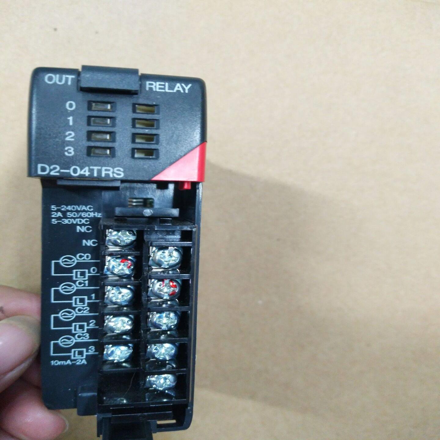 配件原装拆机光洋PLC模块D2-04TRS现货D2-04TRS功能完好议价