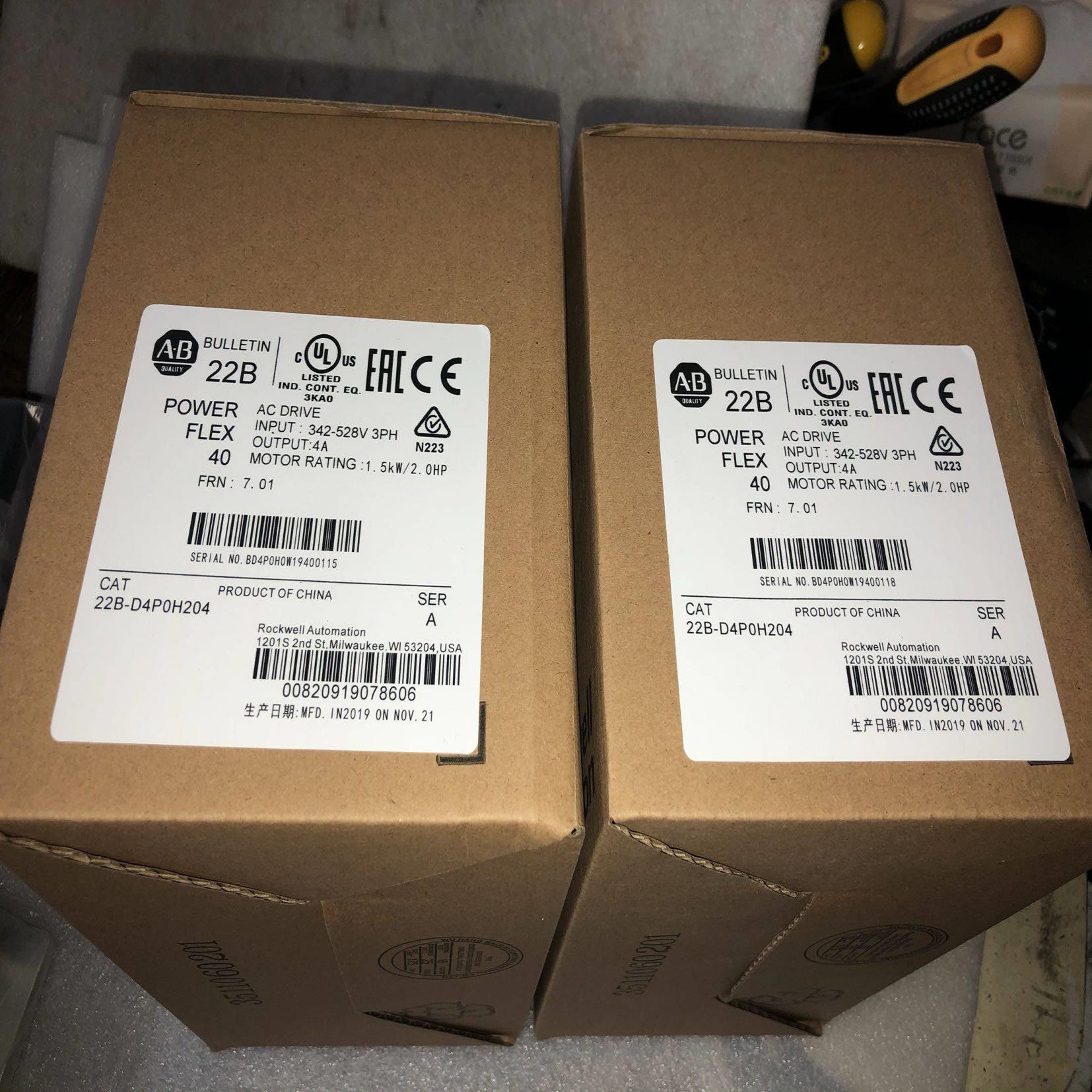 配件Ab变频器22b-d4p0h204 22b-d4p0n104 22b-d6p0h204 22b-议价