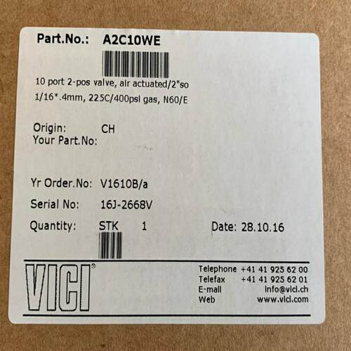 配件VICI进口10通专用阀A2C10WE   V1610Ba   16J-2668V议价