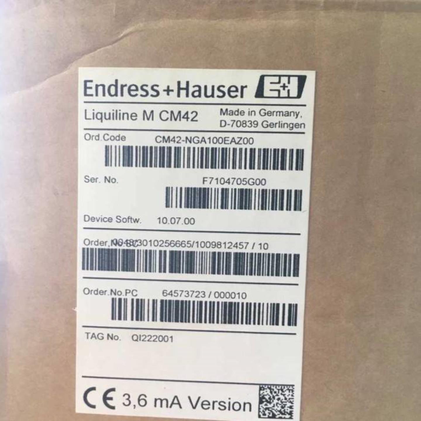 配件LIQUline M CM42 E+H显示器CM42-NGA100EAZ00议价