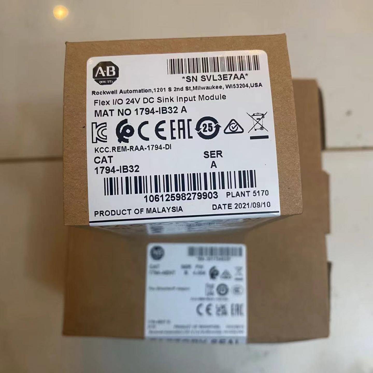 配件1794-IB32输入模块Flex IO离散DC32点24VDC漏型输入议价