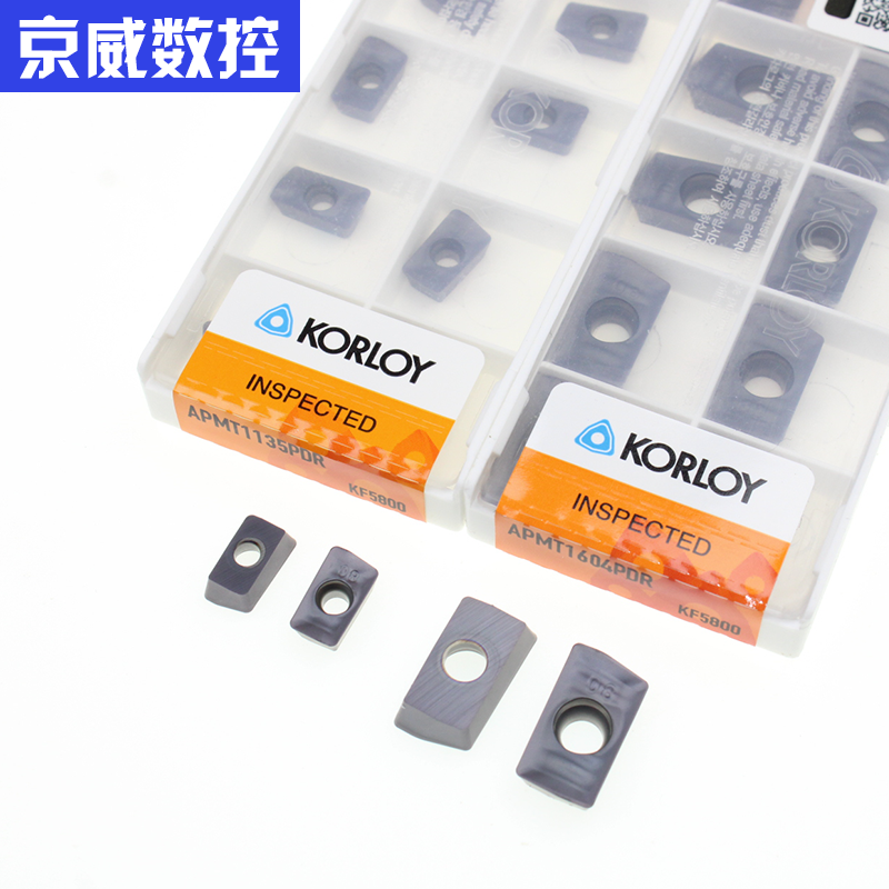 正品韩国克洛伊数控铣刀片APMT1135/1604PDR KF5800 钢件不锈钢