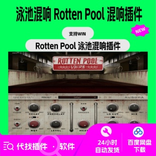 Rotten Pool Verb 泳池混响 混响插件 后期混音 编曲 摇滚 仅Win