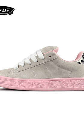 VFDF 小众板鞋男女春季新款经典翻毛皮滑板鞋原创街头低帮休闲鞋