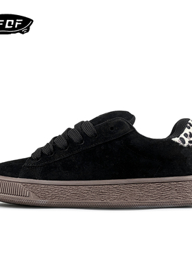 VFDF 翻毛皮面包鞋2025春季新款小众板鞋设计复古情侣运动休闲鞋