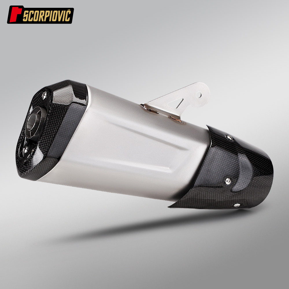 摩托机车排气管改装 K136尾段51MM通用 CB500F 赛800 ZX10R 500RR