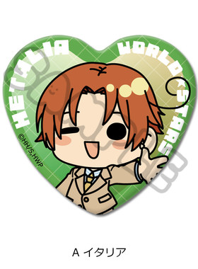 限购5/预定定金 黑塔利亚 mochocho 心形徽章 吧唧 SYNC 周边