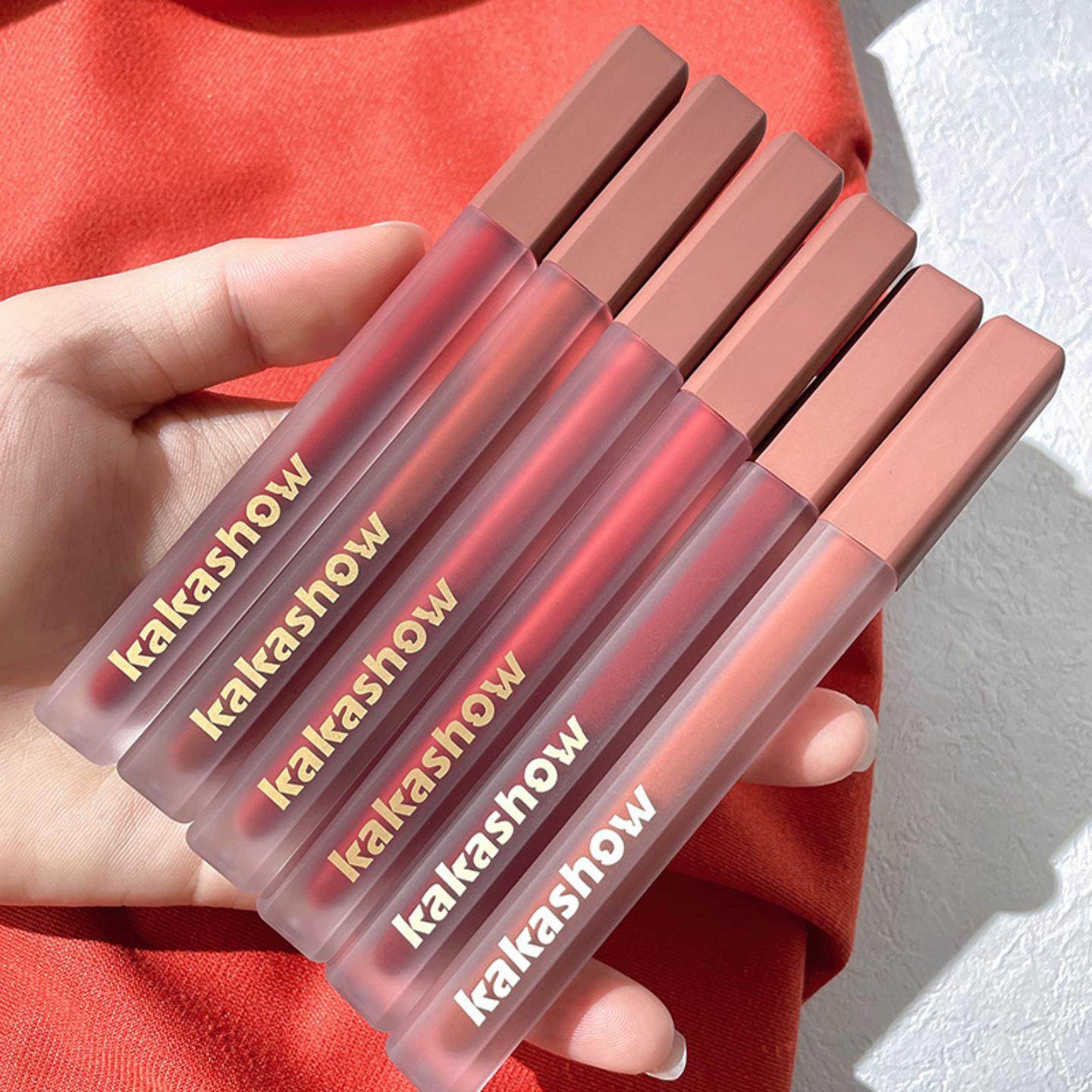 kakashow粉缎唇釉丝绒哑光素颜显白口红防水不易沾杯唇彩唇泥学生,彩妆/香水/美妆工具,唇彩/唇蜜/唇釉/唇泥/唇霜,淘宝优惠券,粉丝福利购,淘宝优惠卷
