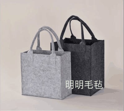 毛毡布陶瓷礼盒加印logo手提袋