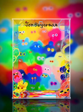 MEGA SPACE MOLLY JON BUGERMAN 400% 乔恩博格曼 潮玩公仔展示盒