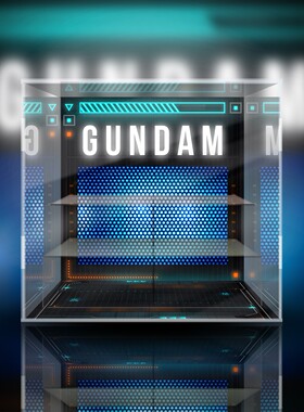 POPMART泡泡玛特 QSV-mini系列机动战士高达盲盒一套手办展示盒