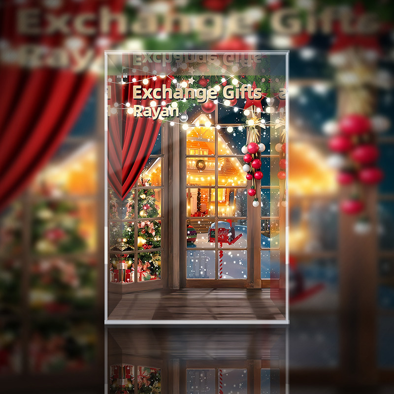 交换礼物系列潮玩展示盒