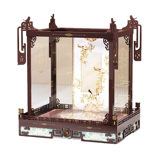 现货Myethos镜叔初音未来韶华手办无需拼装LED灯亚克力主题展示盒