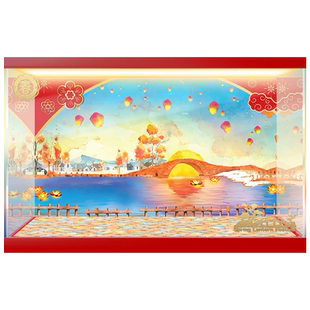 乐高LEGO 80107 新春灯会国风收纳盒防尘盒专用亚克力展示盒