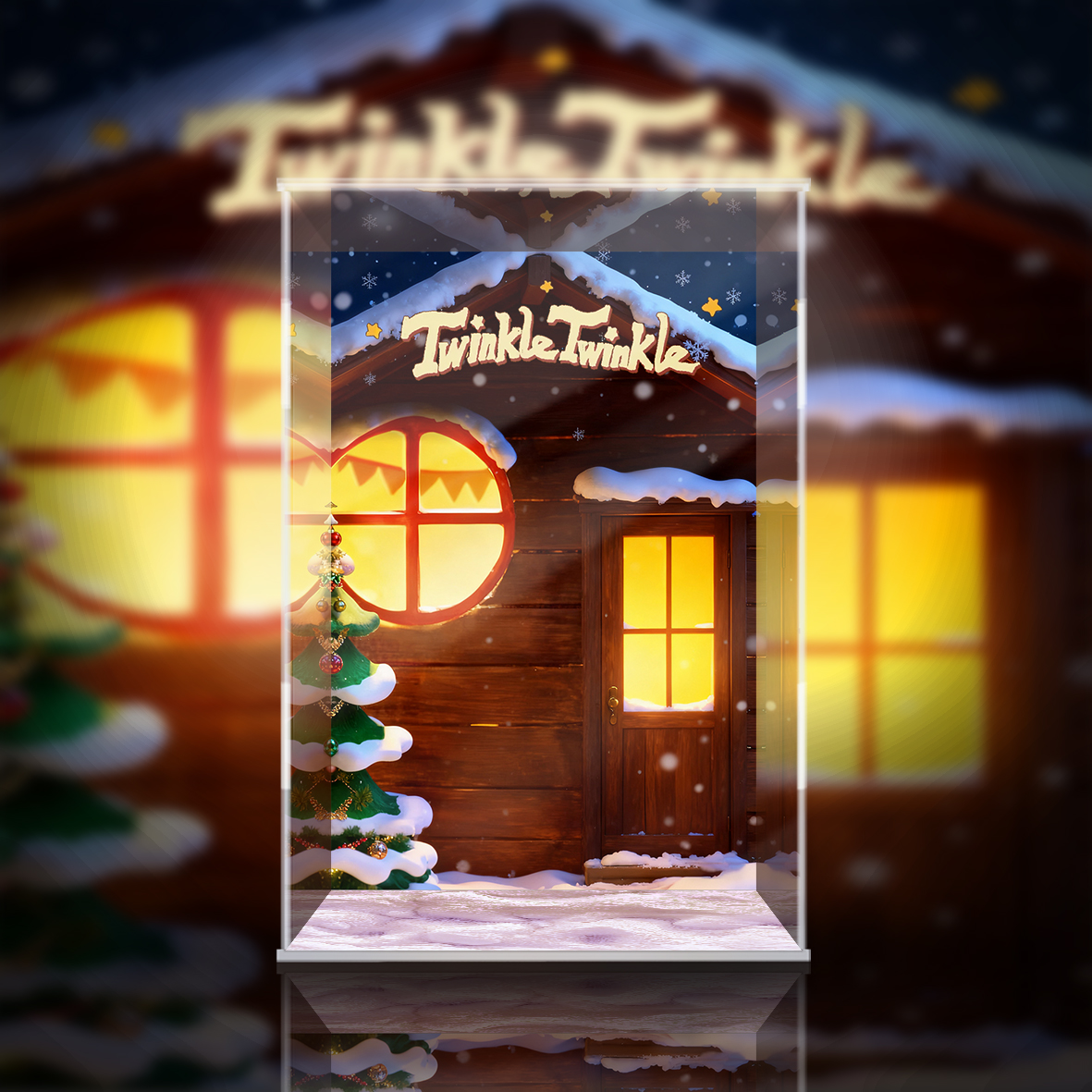 POP MART泡泡玛特 星星人种下心愿手办吊卡潮玩 展示盒